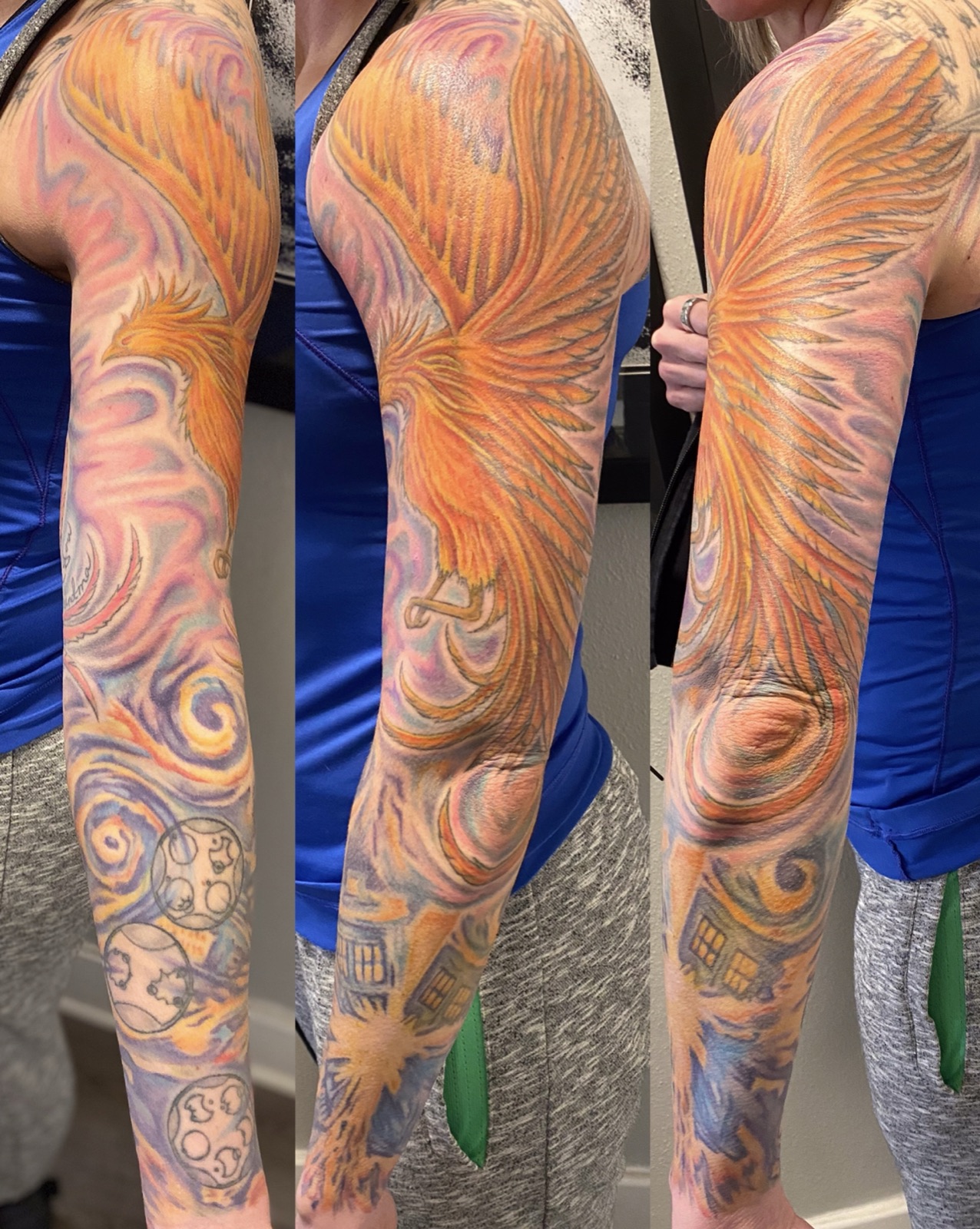 Sleeve and large-format tattoo work by Cameron D Straub